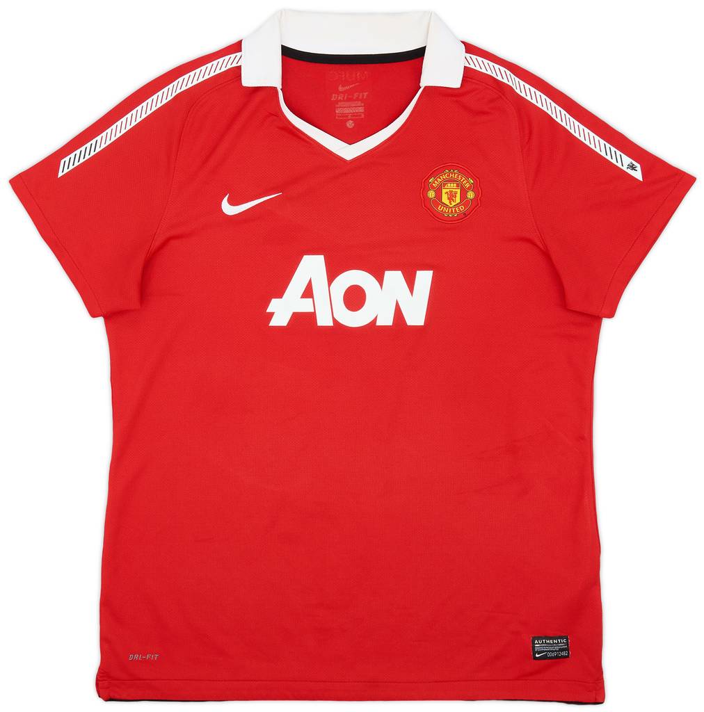 2010-11 Manchester United Home Shirt - 8/10 - (Women's L)
