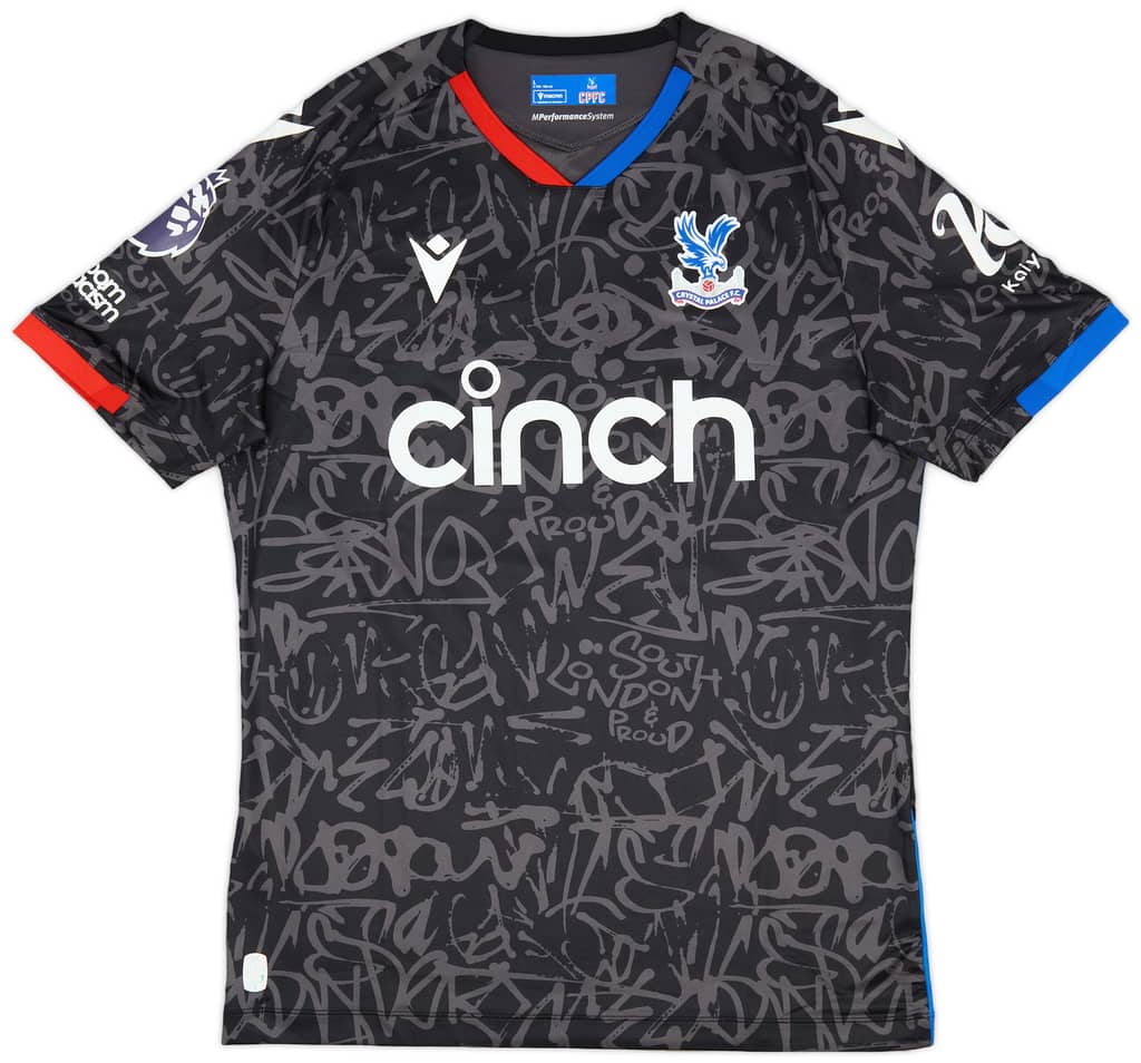 2023-24 Crystal Palace Match Issue Third Shirt Hughes #19