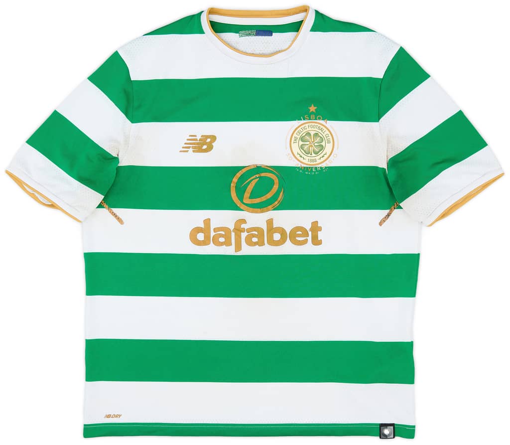 2017-18 Celtic 'Lisbon Lions 50th Anniversary' Home Shirt - 5/10 - (S)