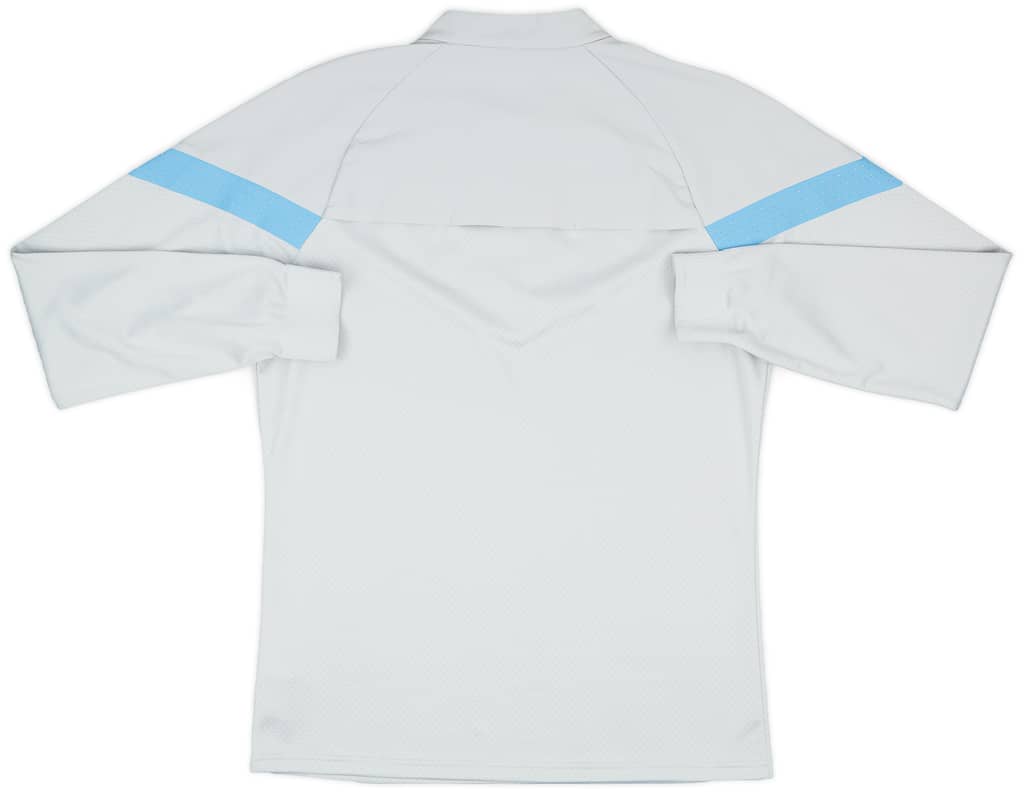 2022-23 Manchester City Puma 1/4 Zip Drill Top - 9/10 - (L)