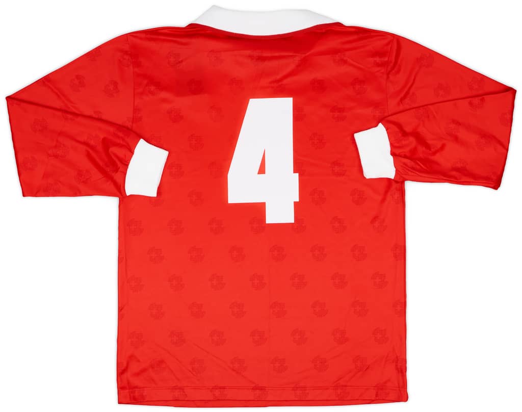 1994-95 Switzerland Match Issue Home L/S Shirt #4