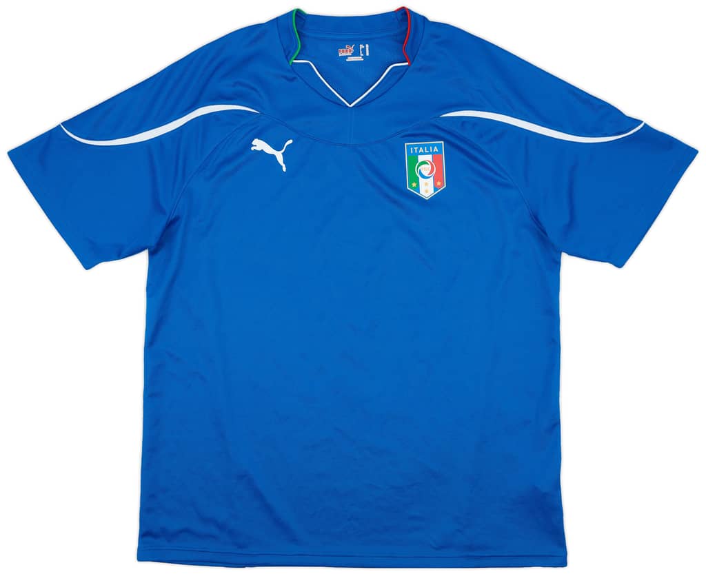 2010-12 Italy Basic Home Shirt - 9/10 - (XL)