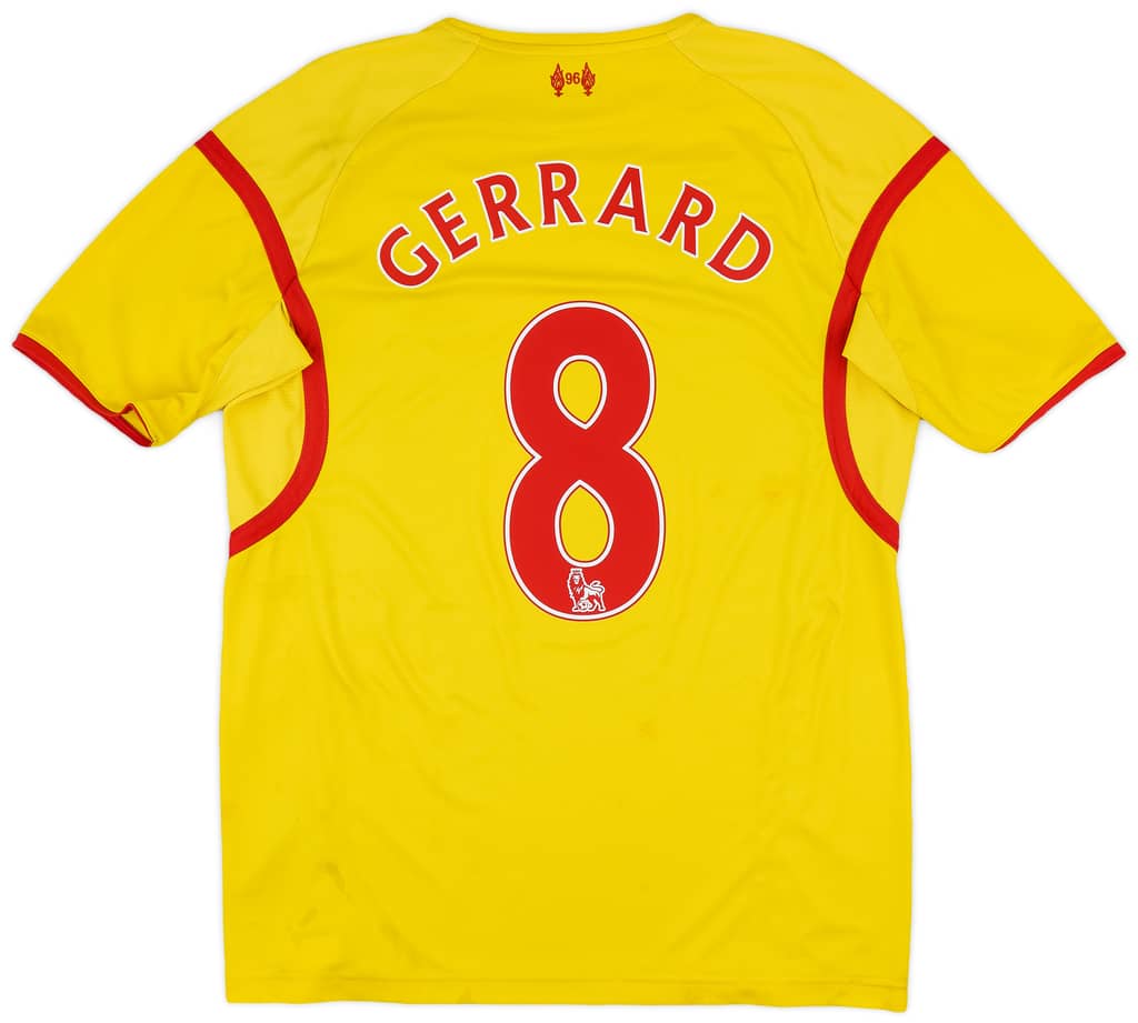 2014-15 Liverpool Away Shirt Gerrard #8 - 6/10 - (M)