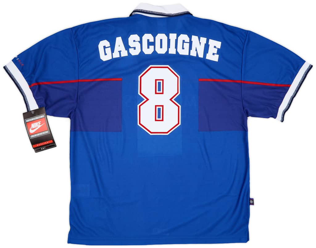 1997-99 Rangers Home Shirt Gascoigne #8 (XXL)