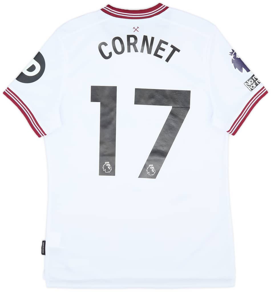 2023-24 West Ham Match Issue Away Shirt Cornet #17