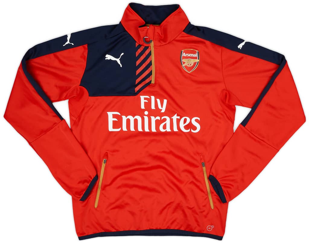 2015-16 Arsenal Puma 1/4 Zip Drill Top - 9/10 - (M)