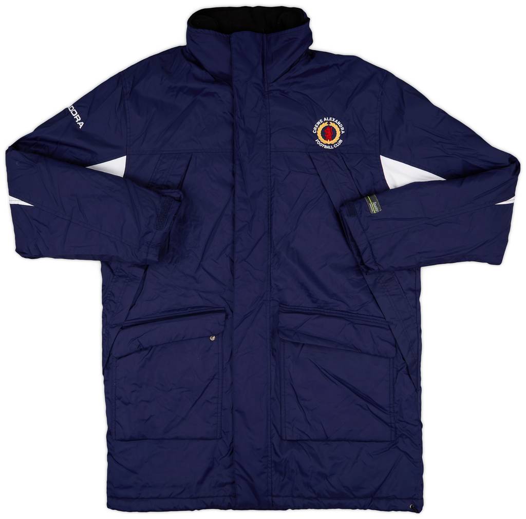 2005-06 Crewe Alexandra Diadora Padded Bench Coat - 8/10 - (XL)