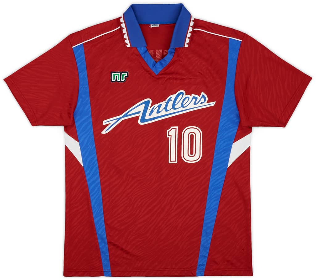 1992 Kashima Antlers Home Shirt #10 - 9/10 - (L)