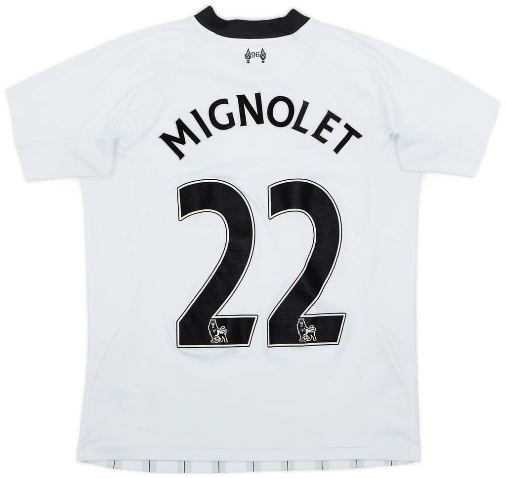 2013-14 Liverpool GK S/S Shirt Mignolet #22 - 6/10 - (S)