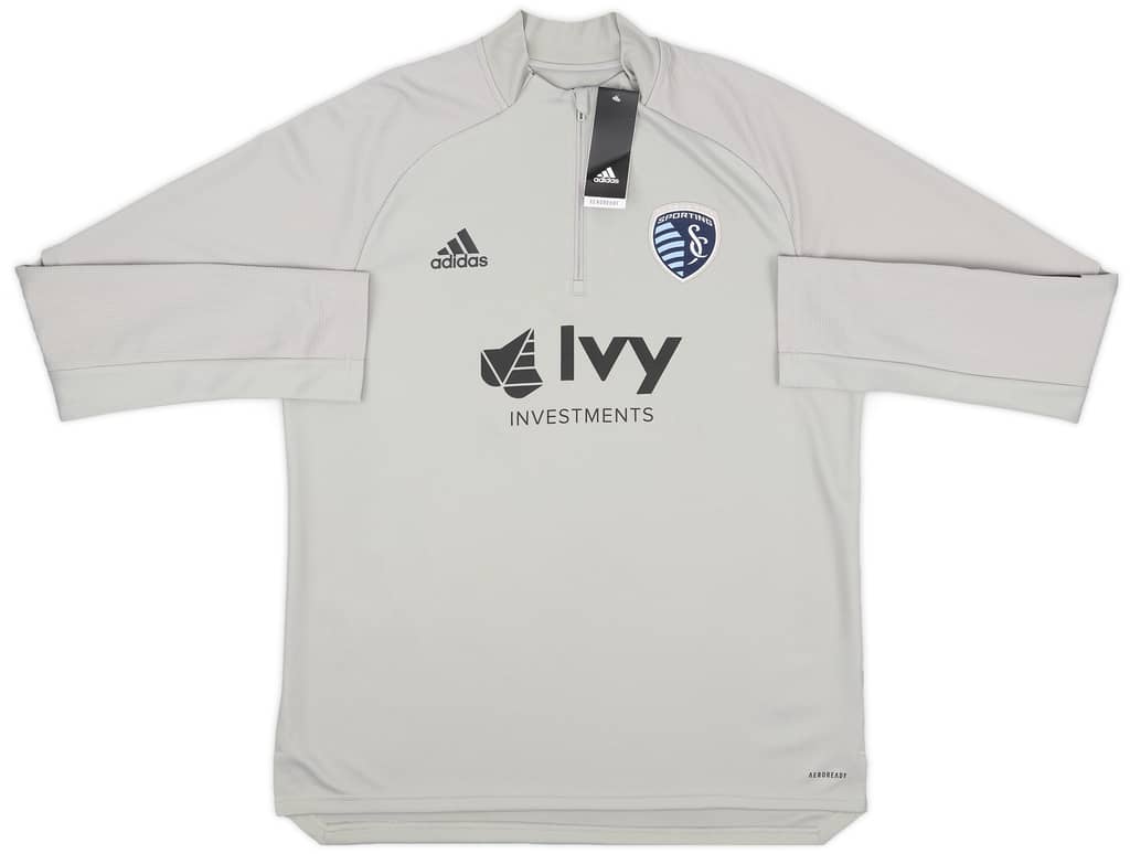 2020 Sporting Kansas City adidas 1/4 Zip Training Top