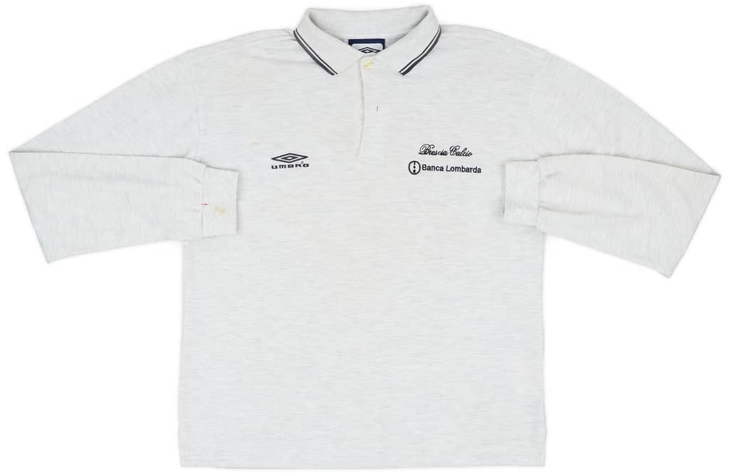 2002-03 Brescia Umbro Polo L/S Shirt - 6/10 - (M)