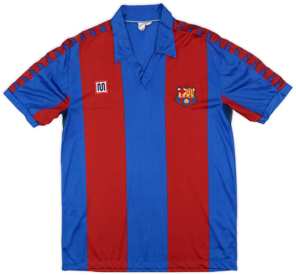 1984-89 Barcelona Home Shirt - 9/10 - (M)
