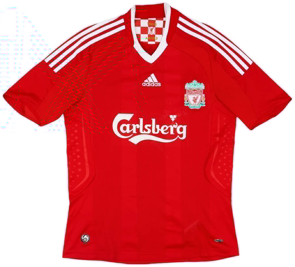 2008-10 Liverpool Home Shirt Gerrard #8 - 5/10 - (S)