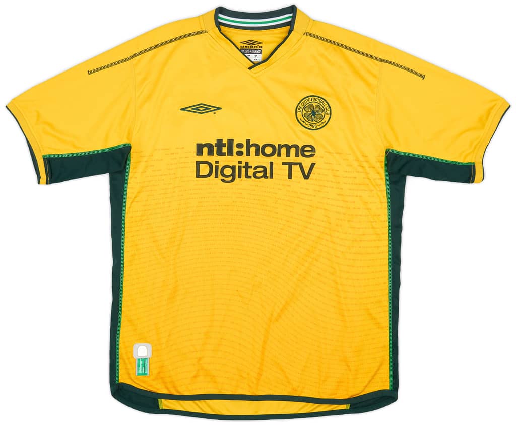 2002-03 Celtic Away Shirt Larsson #7 - 8/10 - (L)