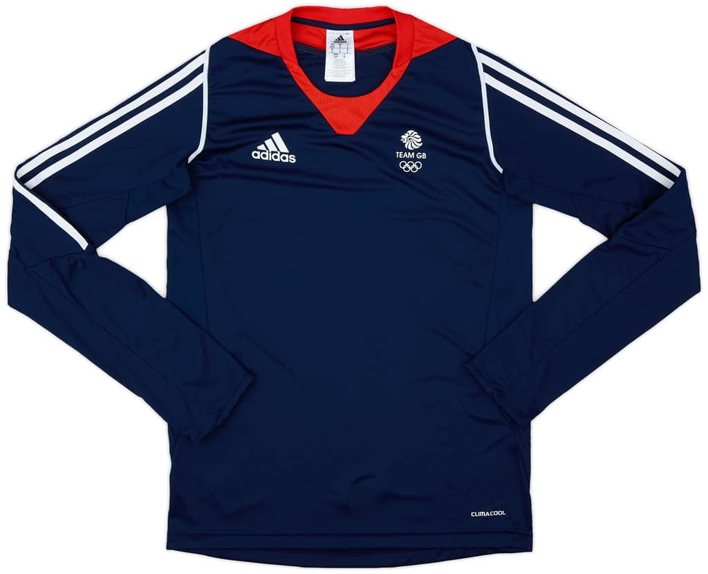 2012 Team GB Olympic adidas Training L/S Shirt - 10/10 - (S)