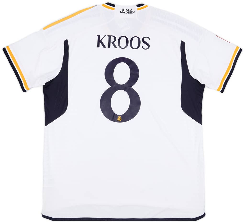 2023-24 Real Madrid Authentic Home Shirt Kroos #8 - 9/10 - (XXL)