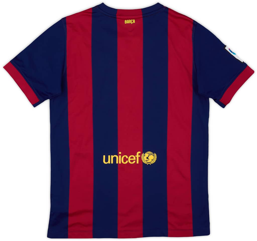 2014-15 Barcelona Home Shirt - 8/10 - (XL.Boys)