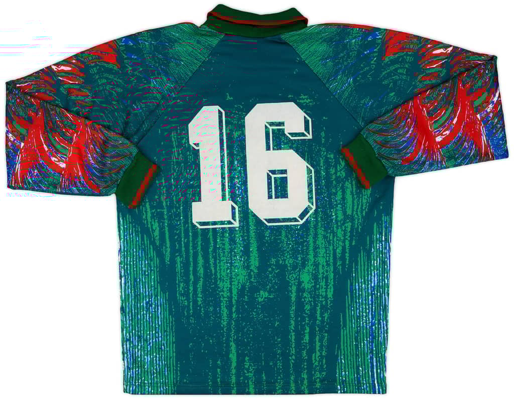 1992-93 France Match Issue GK Shirt #16