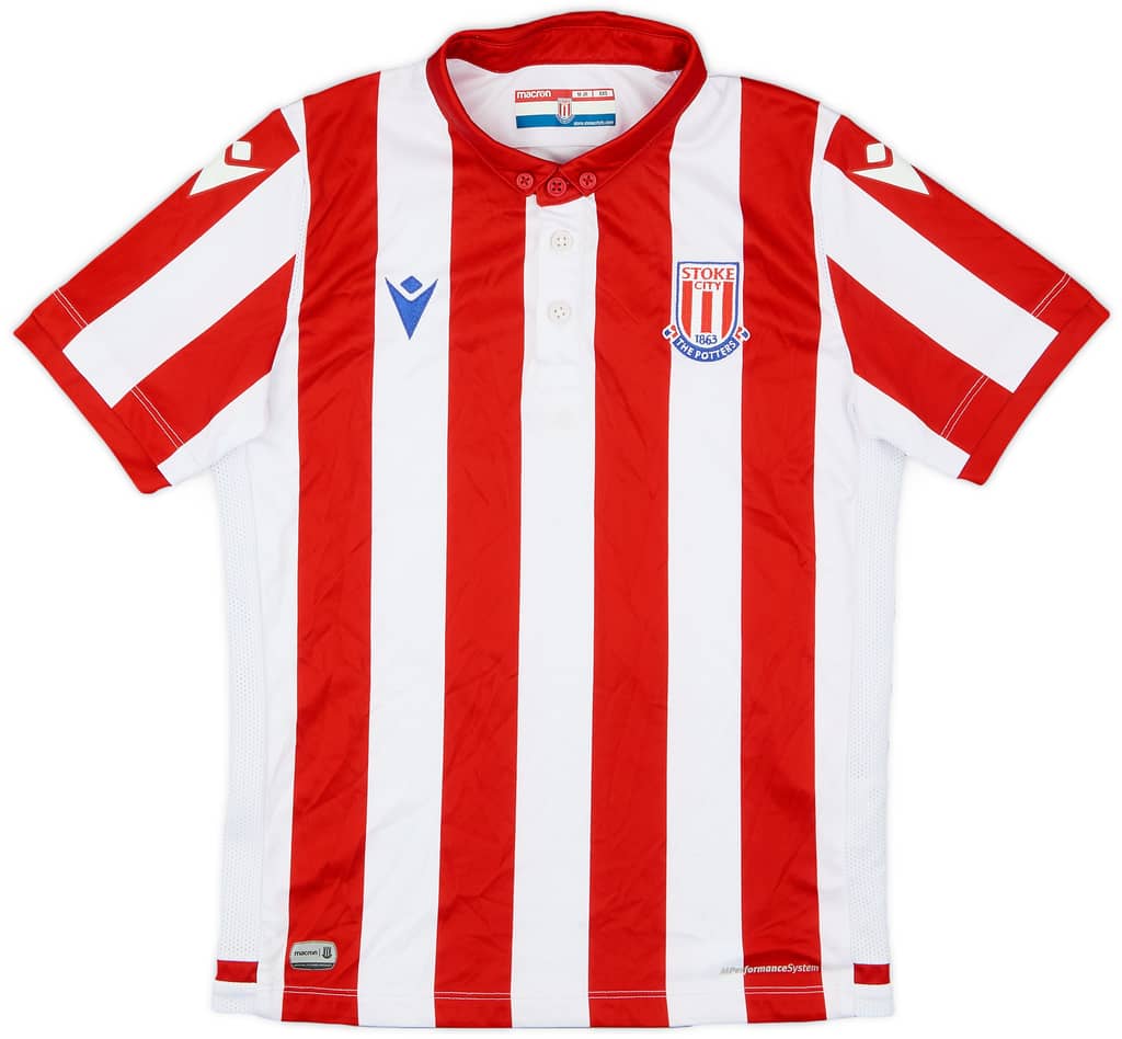 2019-20 Stoke City Home Shirt - 8/10 - (M.Boys)