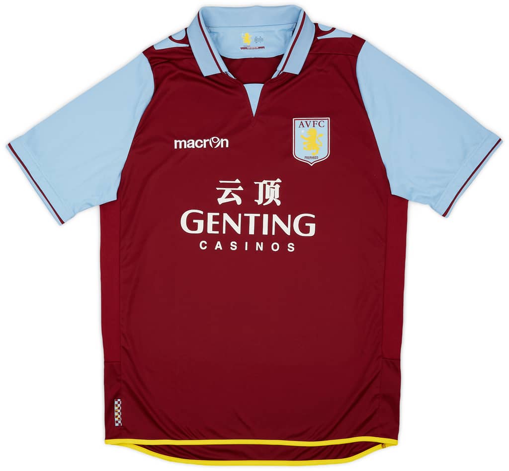 2012-13 Aston Villa Home Shirt Petrov #19 - 8/10 - (L)