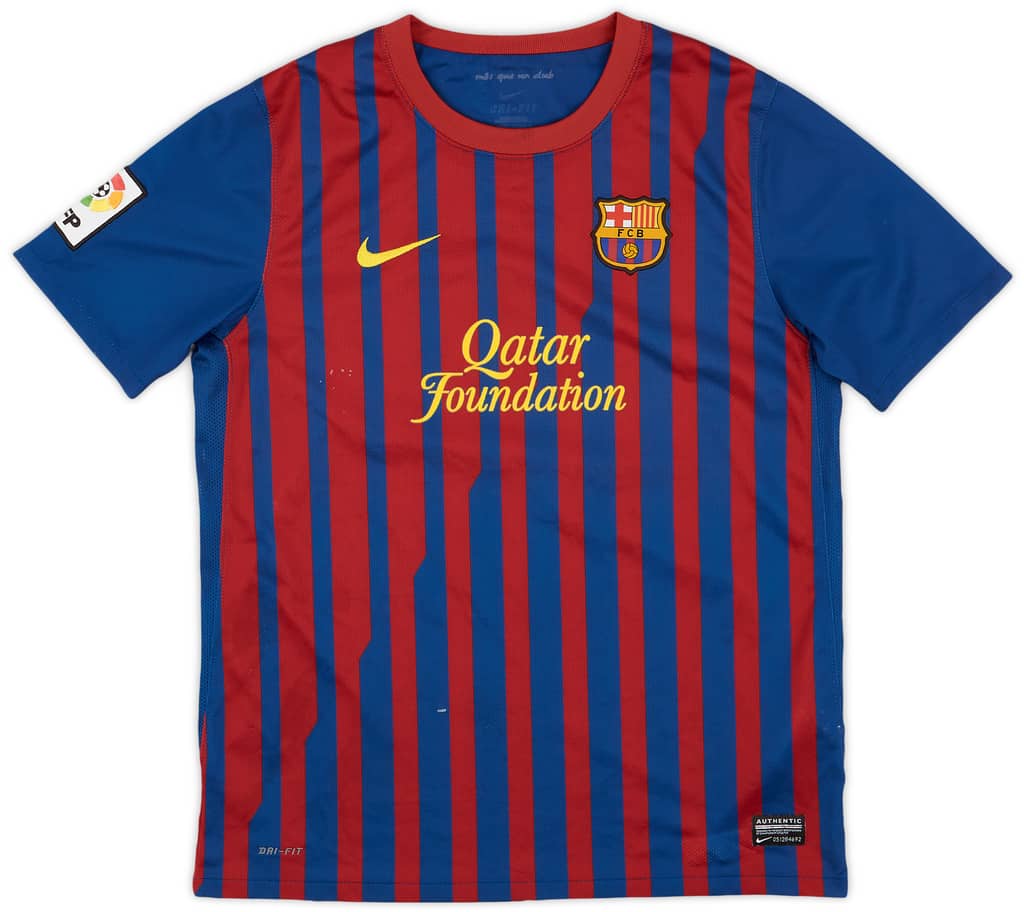 2011-12 Barcelona Home Shirt - 5/10 - (XL.Boys)