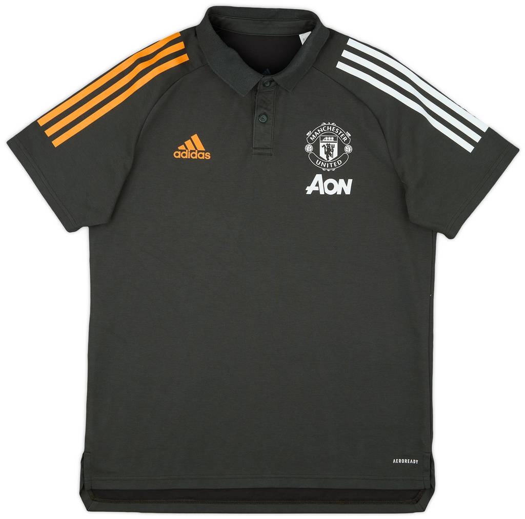 2020-21 Manchester United adidas Polo Shirt - 8/10 - (M)