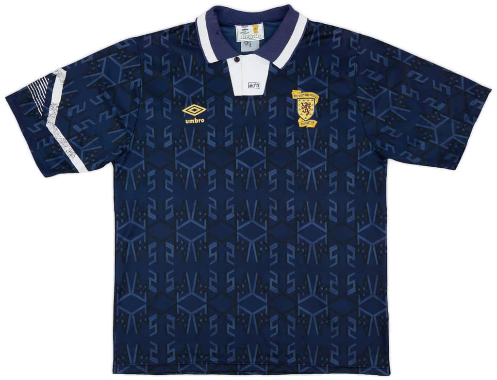 1991-94 Scotland Home Shirt - 8/10 - (L)