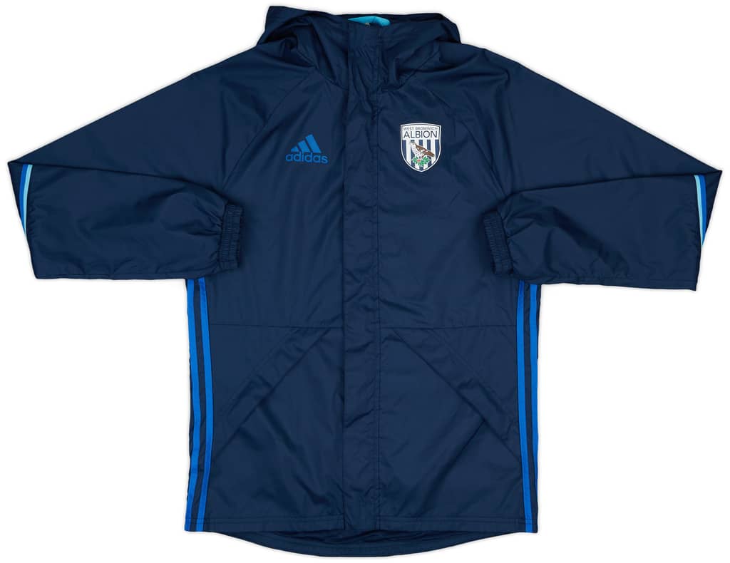 2016-17 West Brom adidas Hooded Rain Jacket - 10/10 - (S)