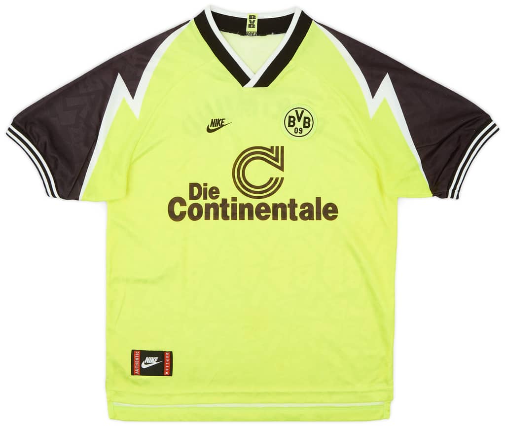 1995-96 Borussia Dortmund Home Shirt - 8/10 - (XL.Boys)