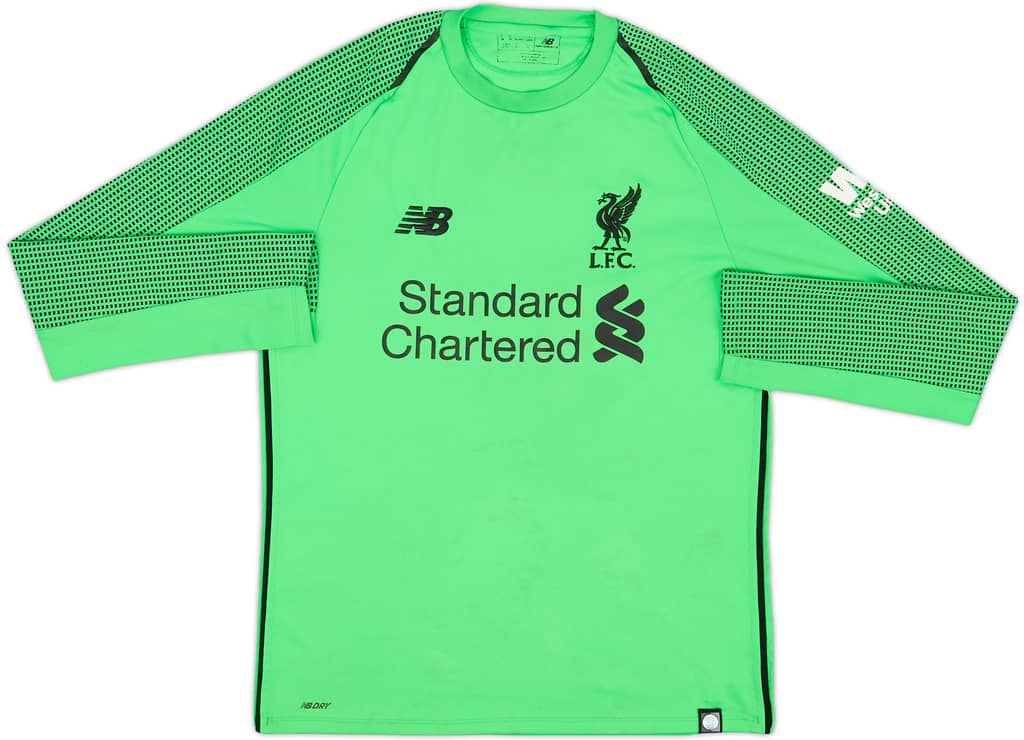 2018-19 Liverpool GK Shirt - 7/10 - (XL.Boys)
