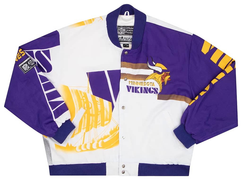 1990s Minnesota Vikings Campri Teamline Fanimation Jacket L