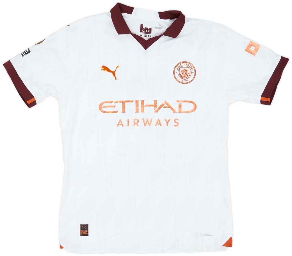 2023-24 Manchester City Match Issue Away Shirt Walker #2