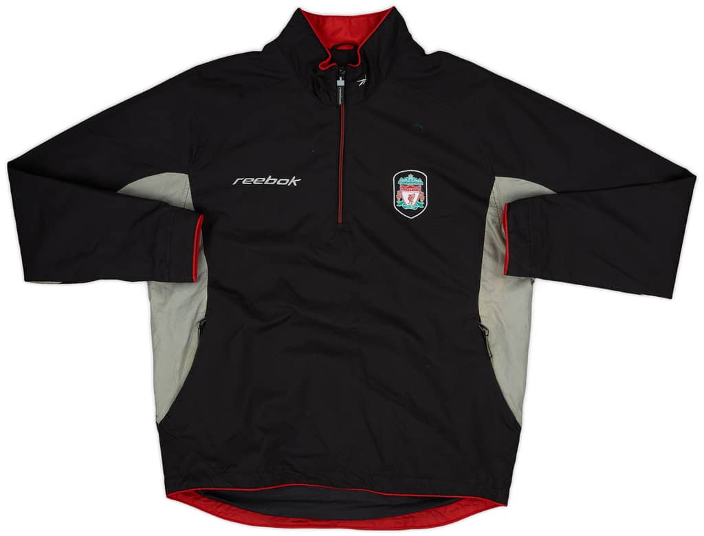 2002-03 Liverpool Reebok 1/4 Zip Rain Jacket - 8/10 - (S)
