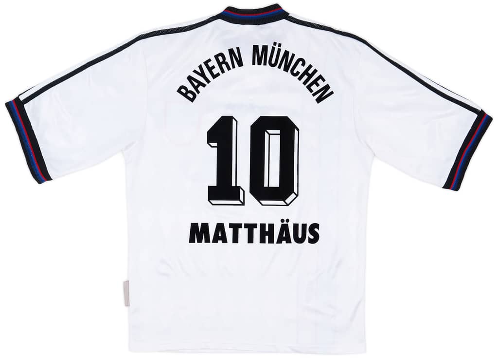 1996-98 Bayern Munich Away Shirt Matthaus #10 - 7/10 - (S)