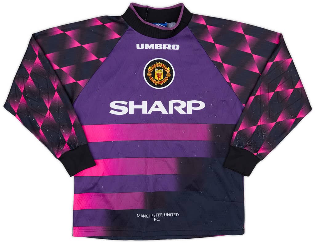 1996-97 Manchester United GK Shirt - 5/10 - (Y)