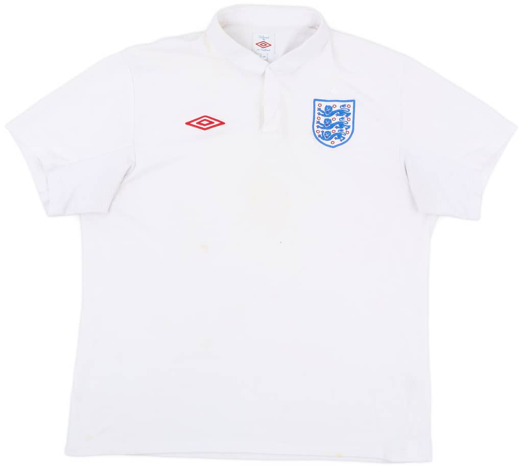 2009-10 England Home Shirt - 5/10 - (XL)