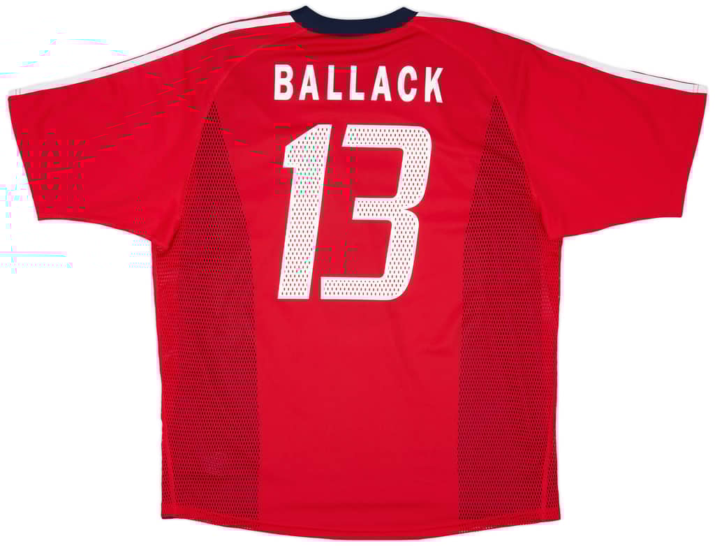 2002-03 Bayern Munich Player Issue CL Shirt Ballack #13 - 7/10 - (L)