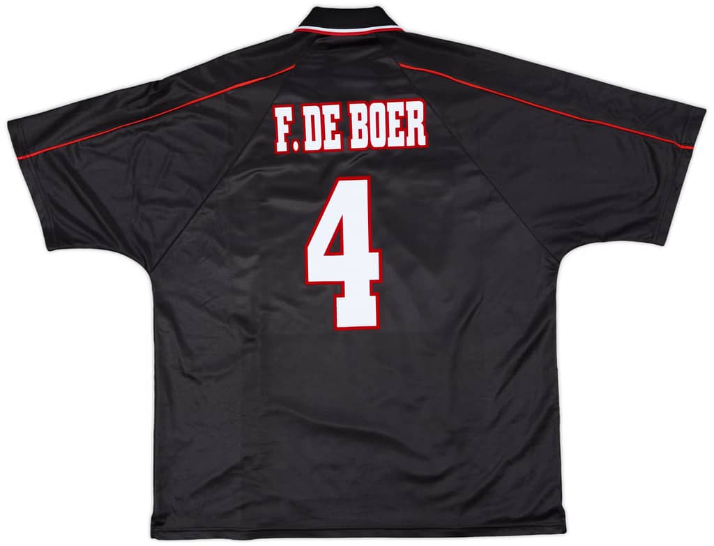 1998-99 Ajax Away Shirt F.De Boer #4 - 9/10 - (XXL)