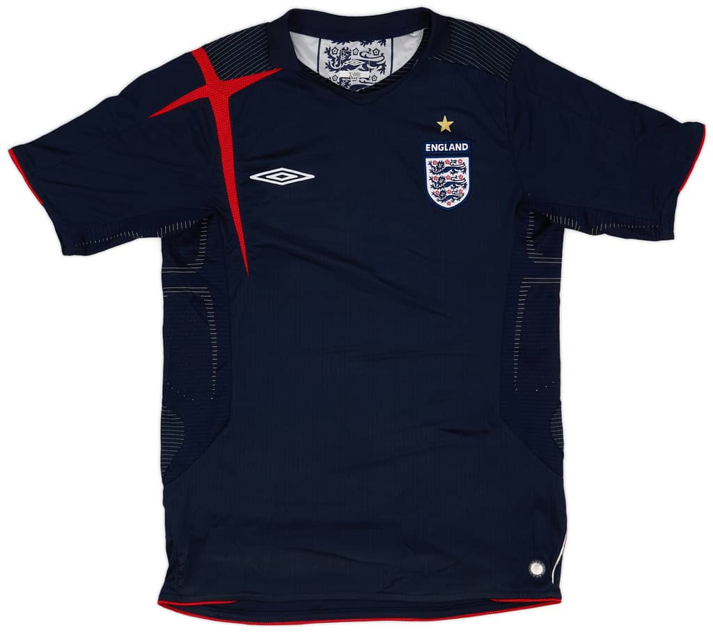 2005-06 England GK S/S Shirt - 8/10 - (S)