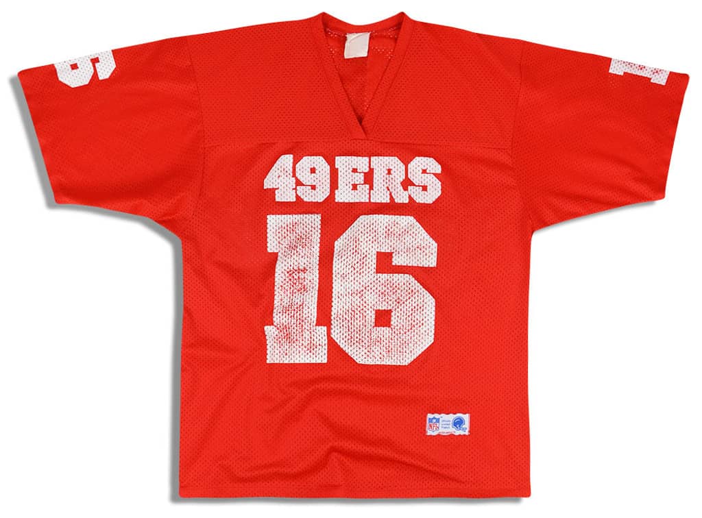 1990s San Francisco 49ers #16 NFL Training Jersey L