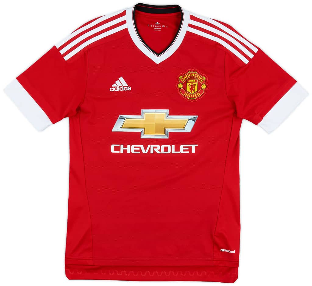 2015-16 Manchester United Home Shirt Rooney #10 - 9/10 - (XS)