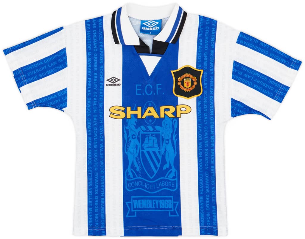 1994-96 Manchester United Third Shirt - 8/10 - (M.Boys)