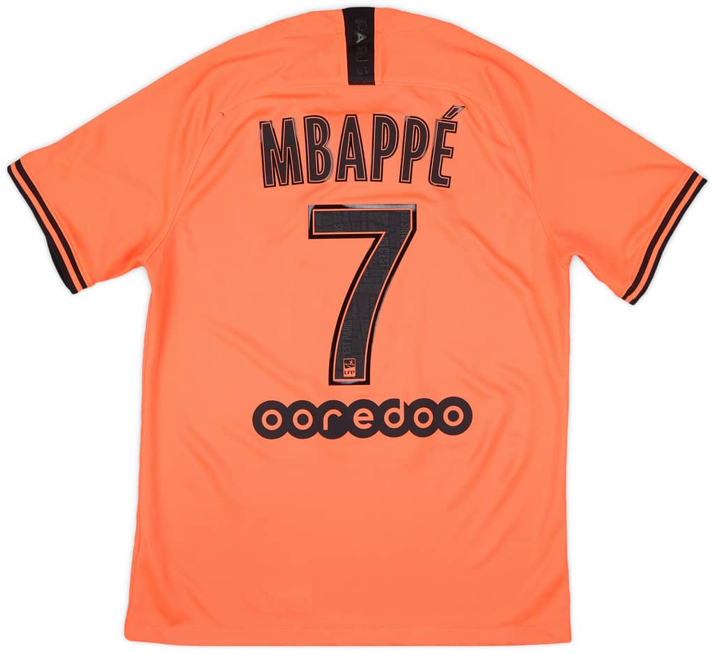 2019-20 Paris Saint-Germain Away Shirt Mbappe #7 - 9/10 - (M)