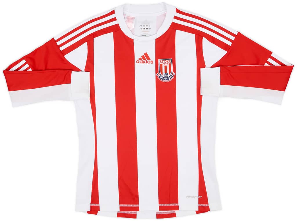 2012-13 Stoke '150 Years' Home L/S Shirt - 6/10 - (XS)