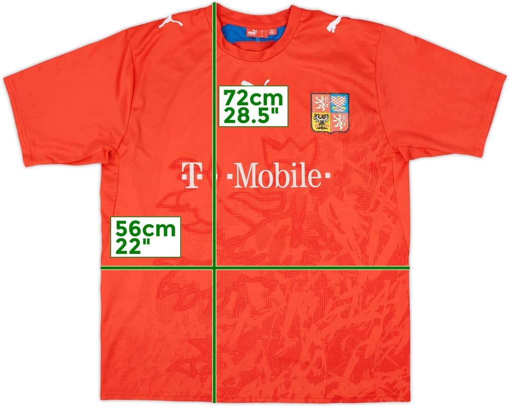 2006-08 Czech Republic Basic Home Shirt - 6/10 - (L)