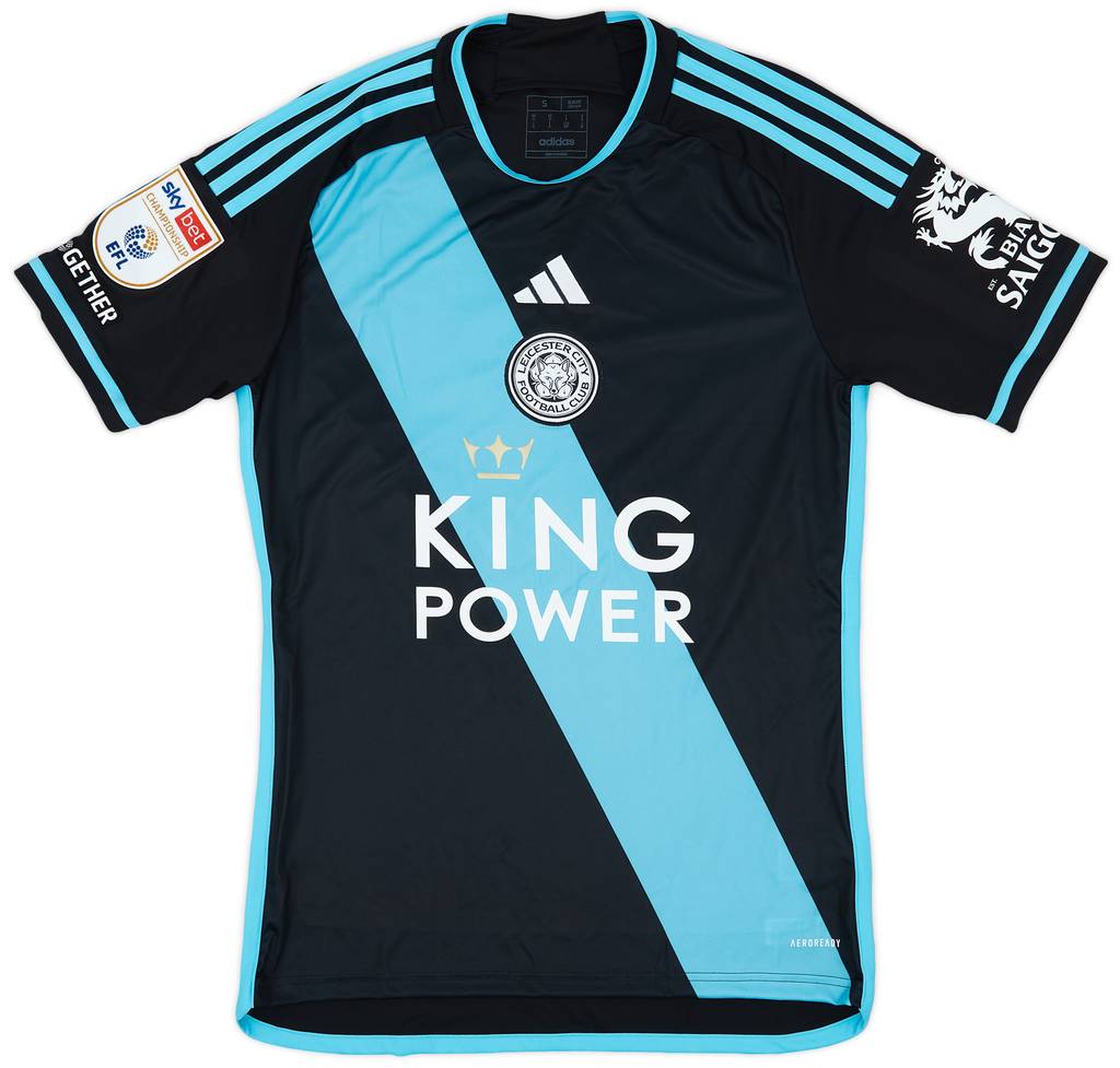 2023-24 Leicester Match Issue Away Shirt Vardy #9