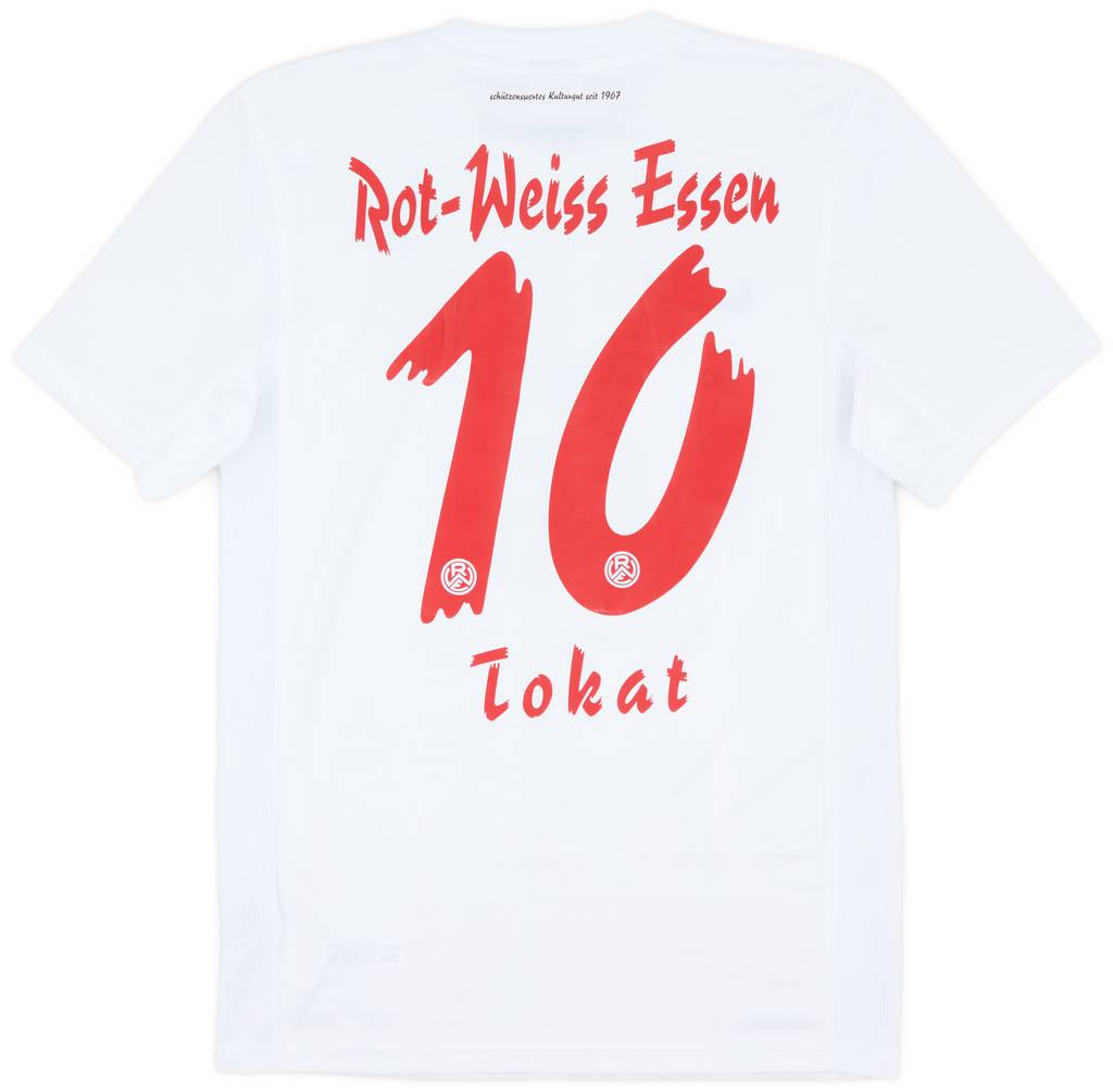 2012-13 Rot-Weiss Essen Away Shirt Tokat #10 - 8/10 - (S)