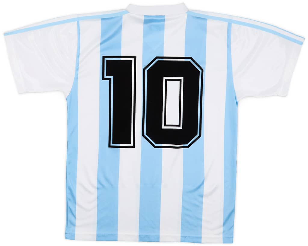 1990-91 Argentina Home Shirt #10 - 9/10 - (S)