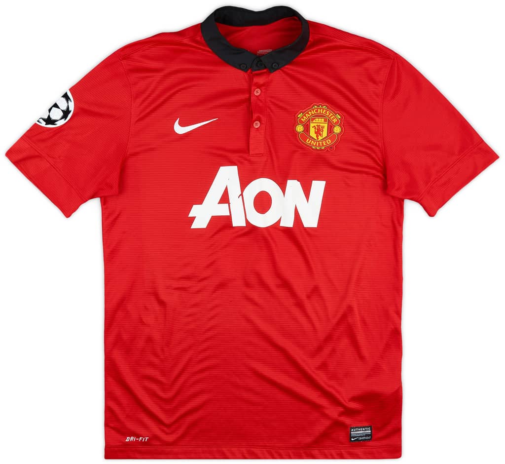2013-14 Manchester United Home Shirt Rooney #10 - 6/10 - (M)