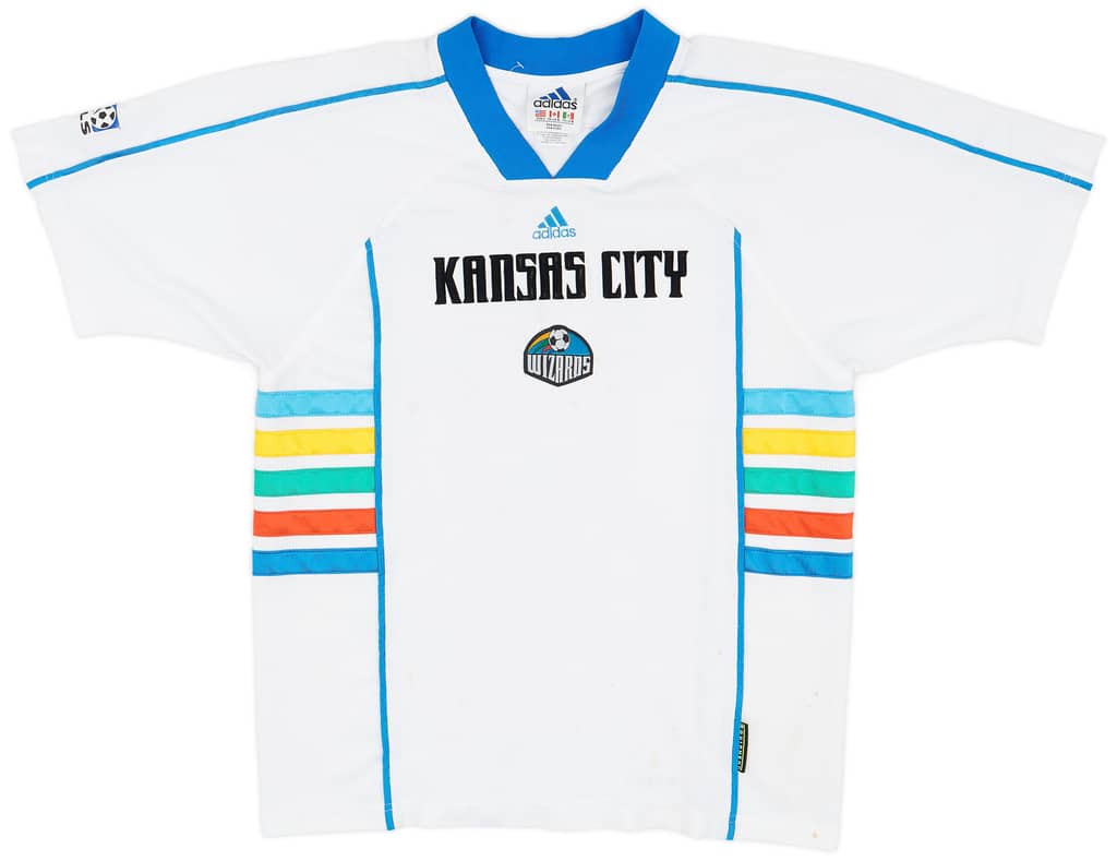 1999-00 Kansas City Wizards Match Worn Away Shirt Henderson #19